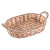 Vintiquewise Seagrass Fruit Bread Basket Tray with Handles, Medium QI003546.M